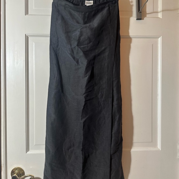 Eileen Fisher Dresses & Skirts - Eileen Fisher Silk Linen Black Women's Wrap Skirt